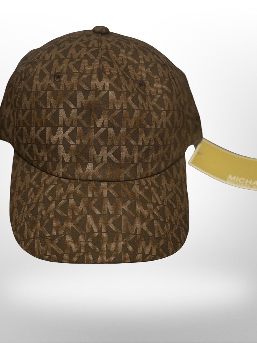 Michael Kors Brown MK Monogram Baseball Cap